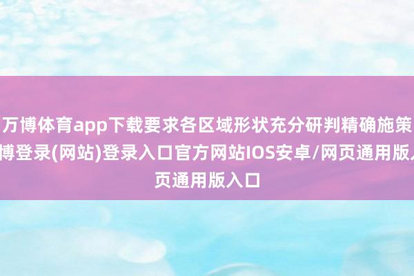 万博体育app下载要求各区域形状充分研判精确施策-万博登录(网站)登录入口官方网站IOS安卓/网页通用版入口